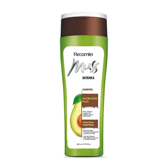 Shampoo Recaimer Muss Botanika Nutrición Plus 400 ml