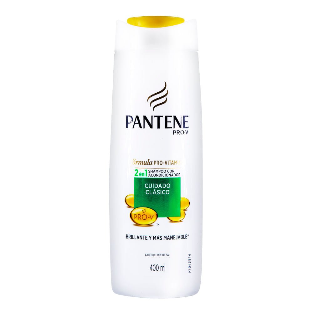 Shampoo y Acondicionador 2 En 1 Pantene Cuidado Clásico