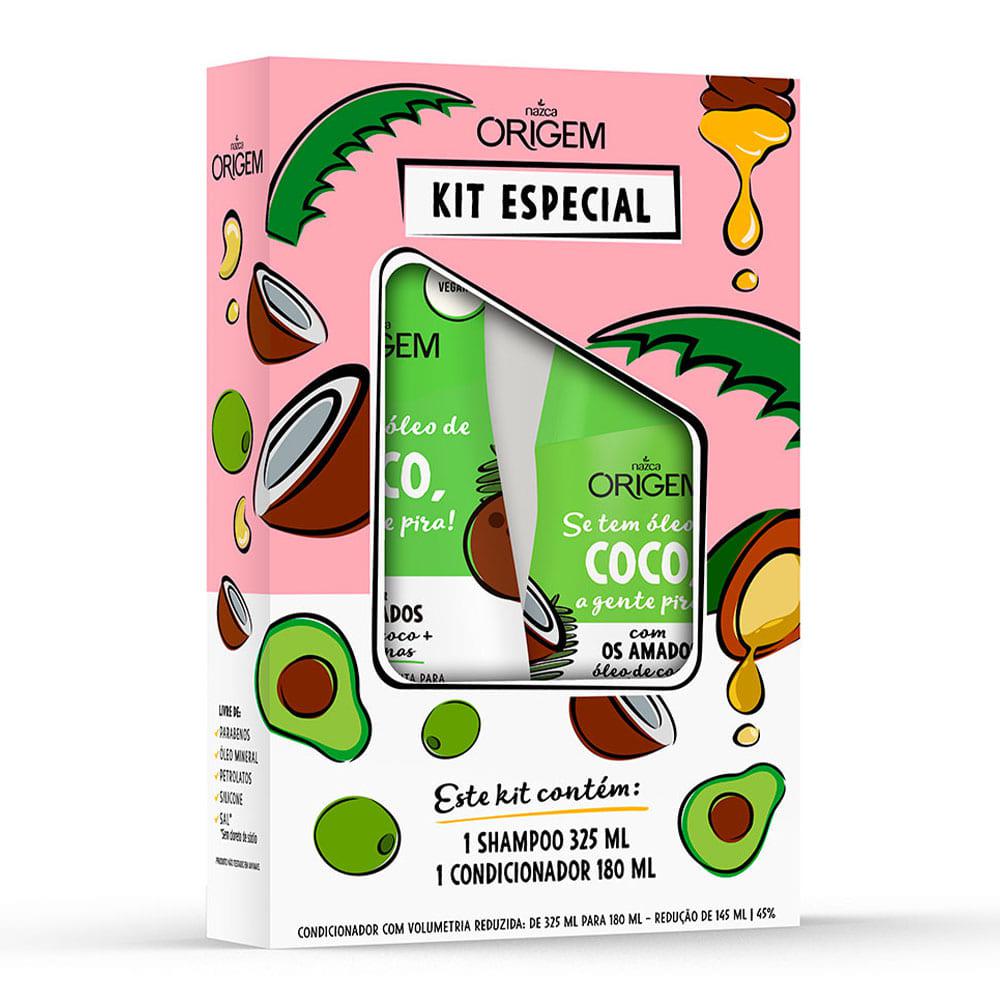 Shampoo y Acondicionador Origem de Coco