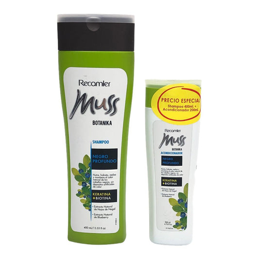 Shampoo y Acondicionador Recaimer Muss Botanika 400 ml