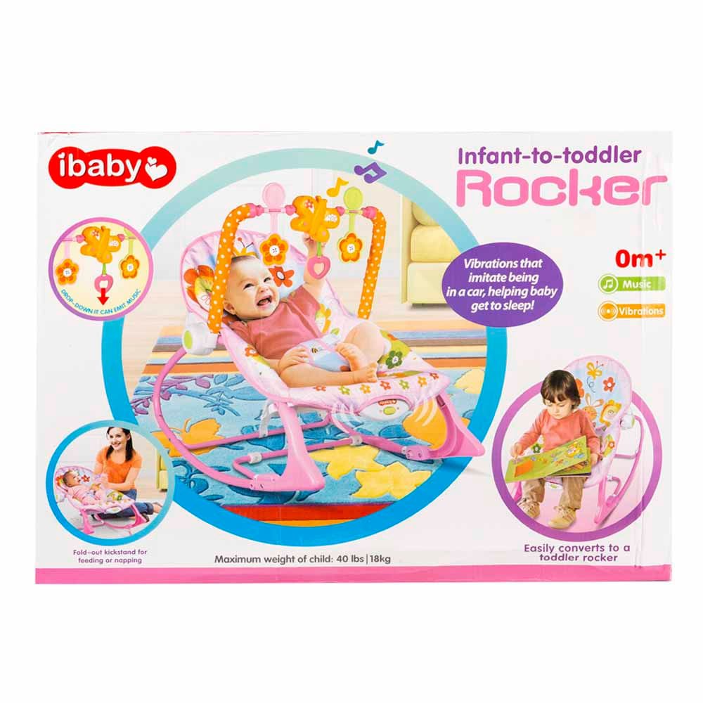 Silla Mecedora Con Vibraciones y Música Para Niña