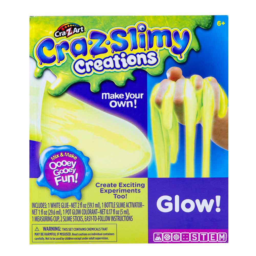 Slime Alumbra En La Oscuridad Kit Cra-Z-Art