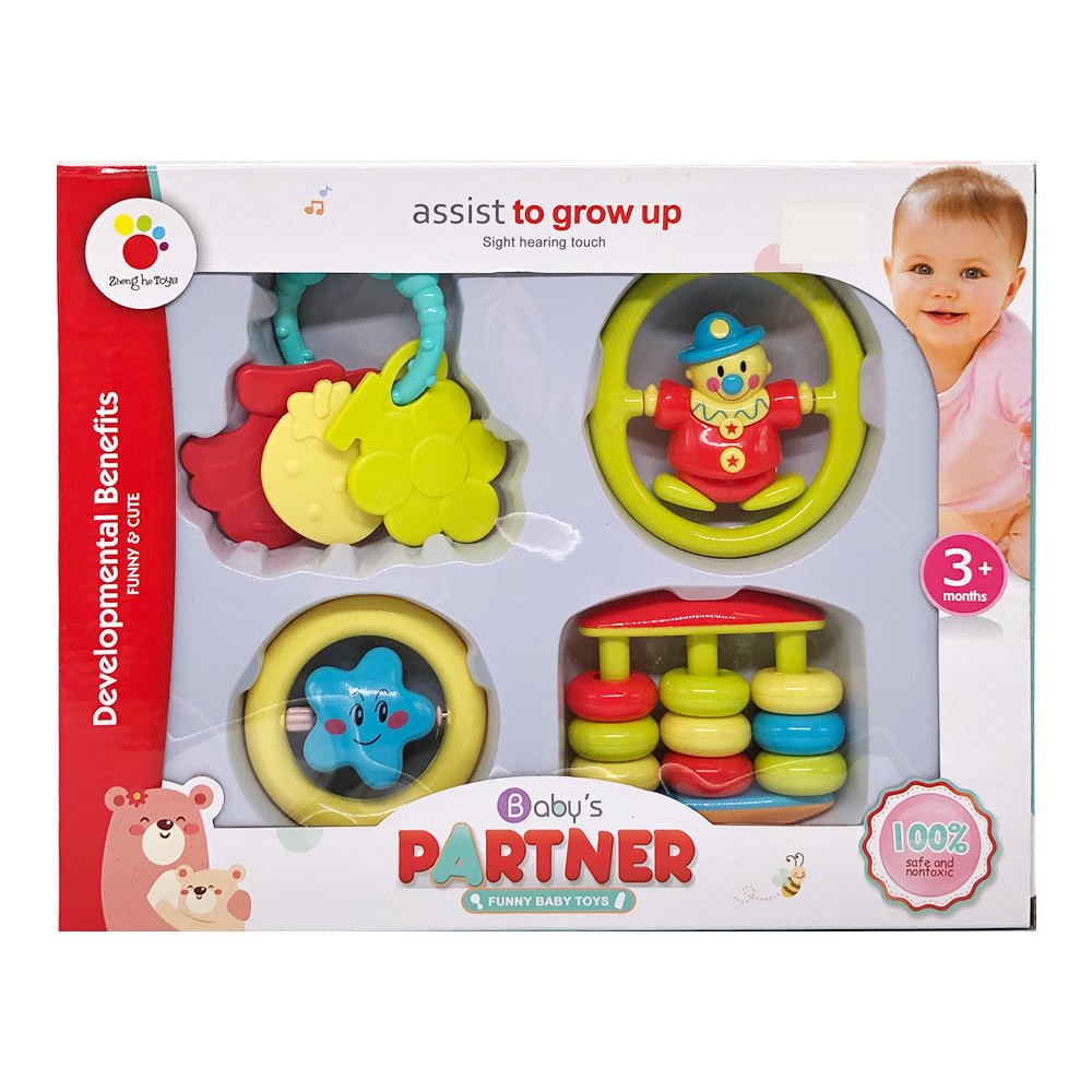 Sonajeros Interactivo Baby Toys 4 Piezas - Surtido