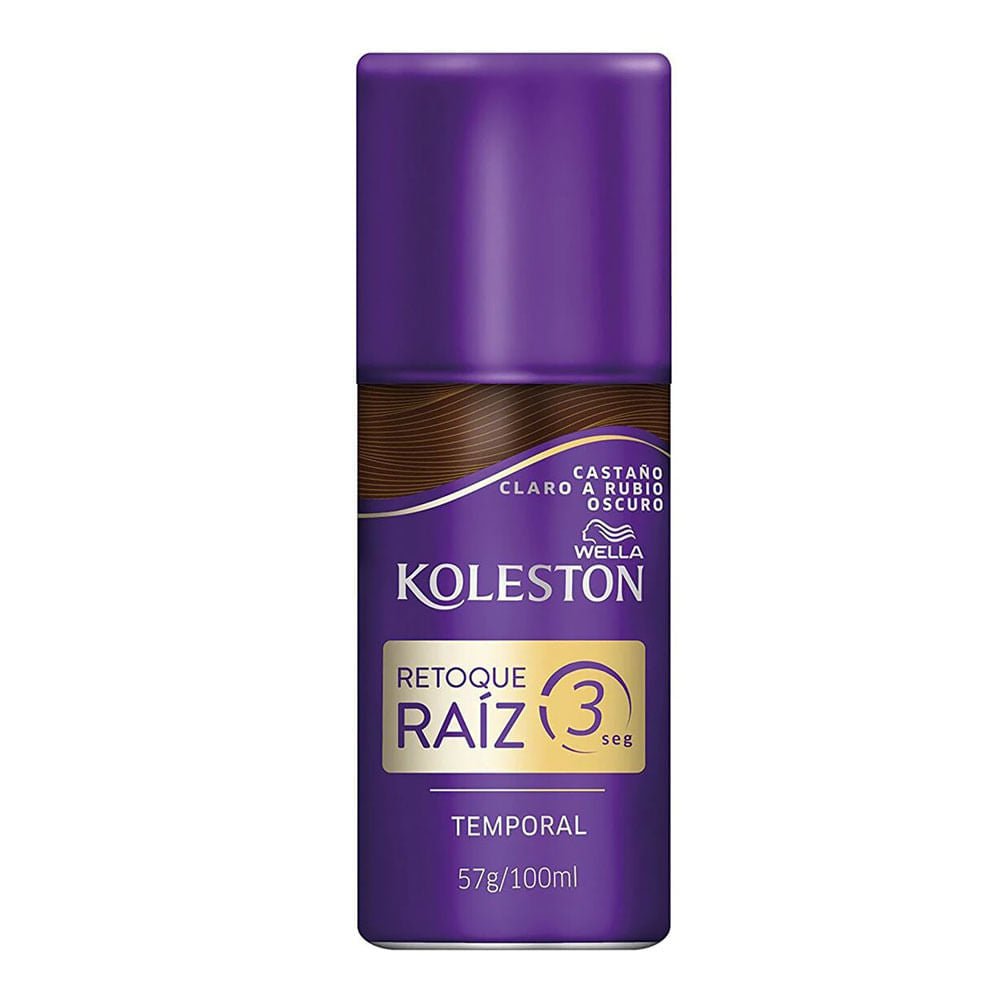 Spray Wella Koleston Retoca Raiz Castaño Medio 100 ml