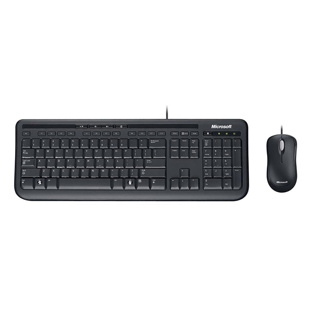 Teclado y Mouse Alámbricos Microsoft Para Computadora