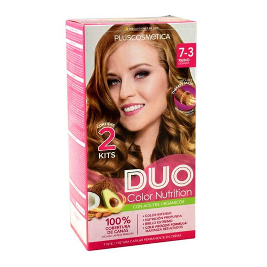 Tinte Duo Kit Colorcream Rubio Dorado #7-3