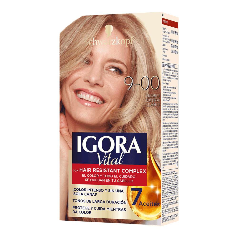 Tinte Igora Vital 9-00 - Rubio Extra Claro