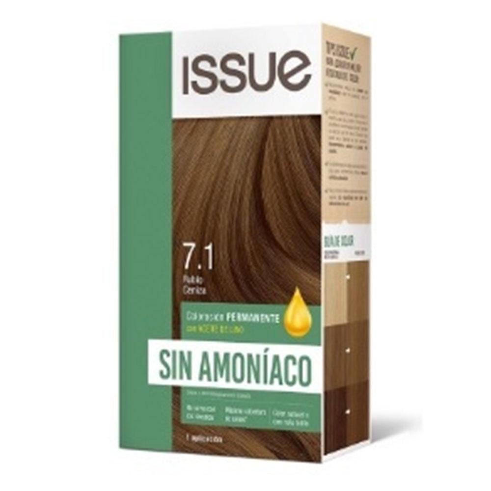 Tinte Issue Sin Amoníaco Rubio Cenizo 7.1