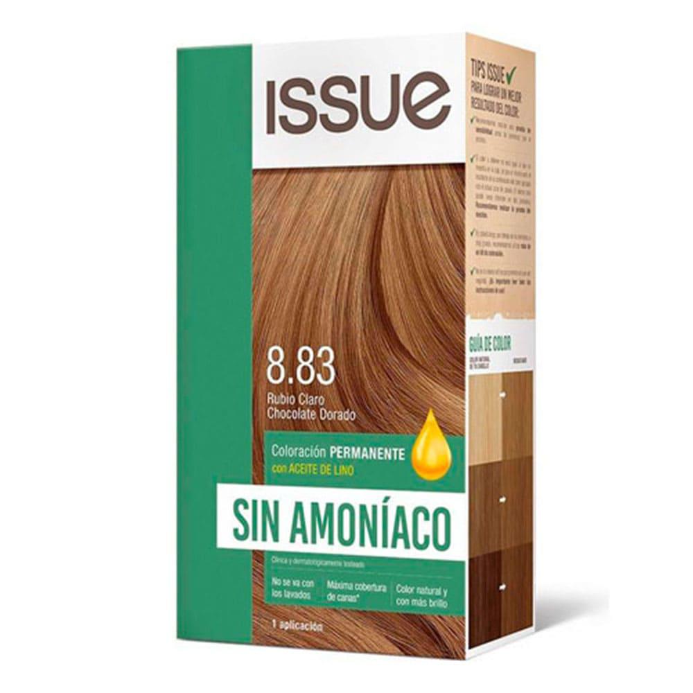 Tinte Issue Sin Amoníaco Rubio Claro Chocolate Dorado 8.83