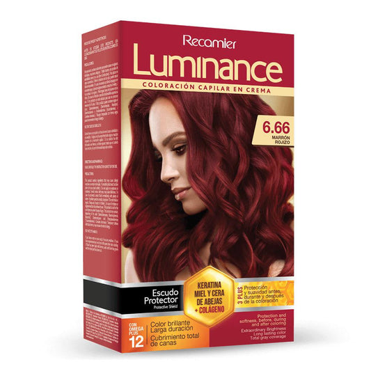 Tinte Luminance Rubio Marron Rojizo 6.66