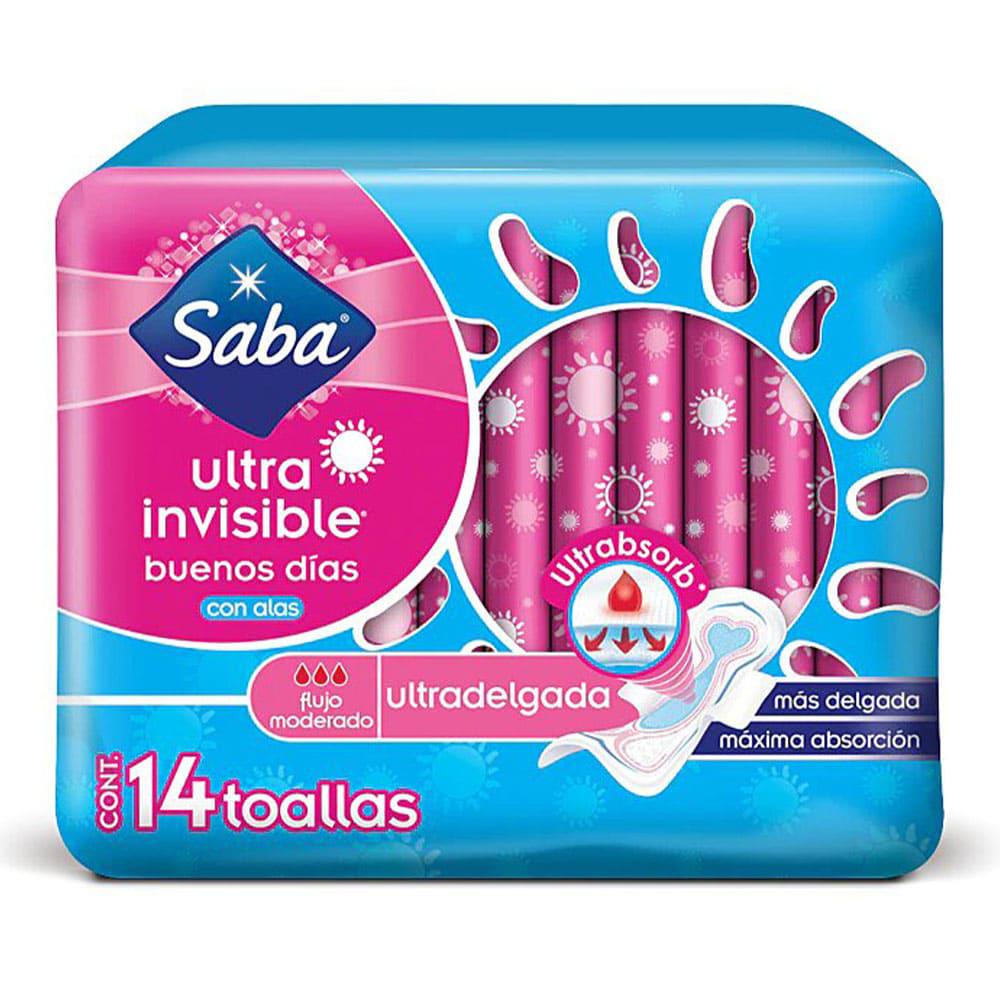Toallas Sanitarias Ultra Invisible 14 Piezas