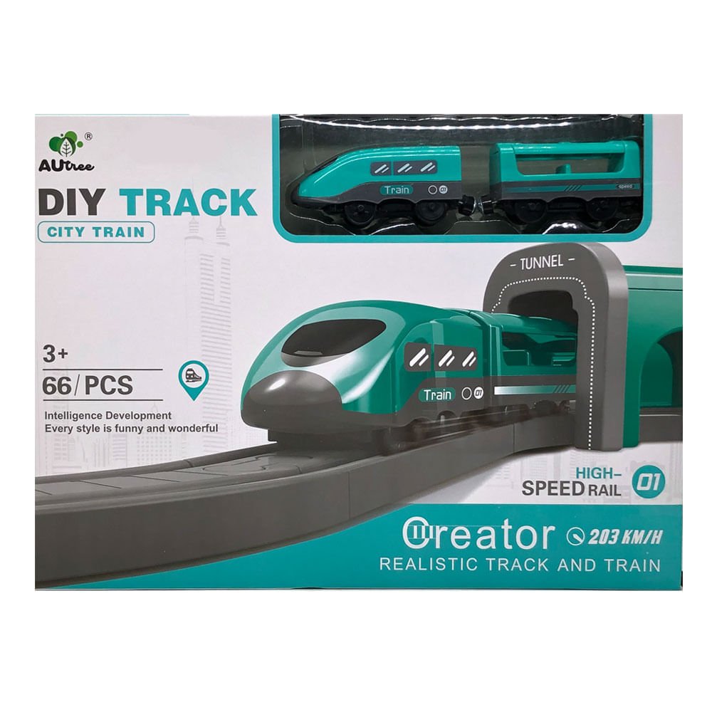 Tren Creator DYI Con 66 Piezas