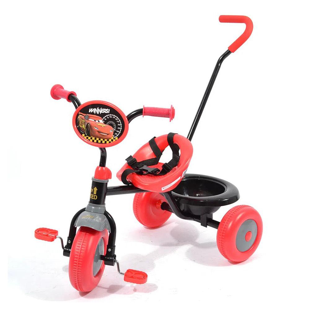 Triciclo con Cinturón y Guía Cars