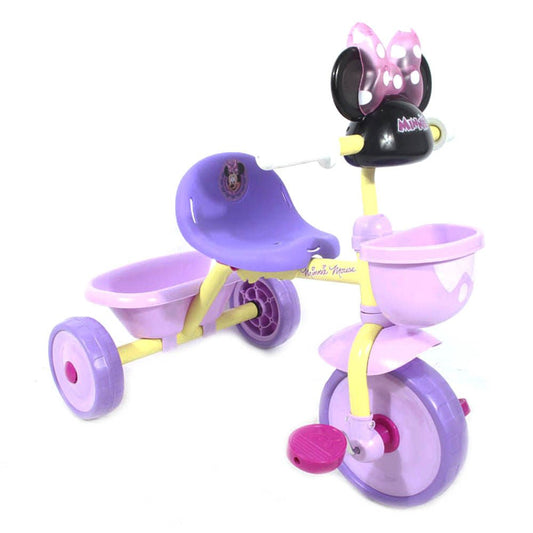 Triciclo Minnie Musical Con Canasta