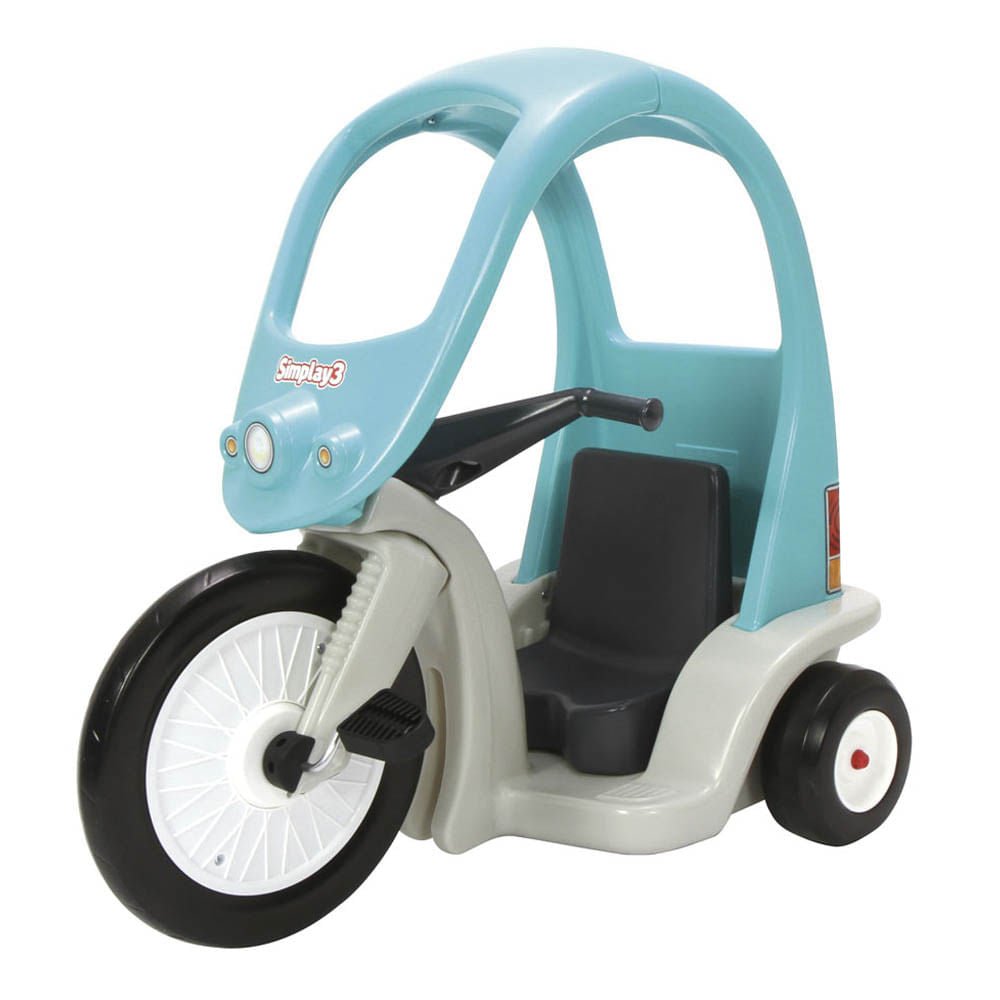Triciclo Simplay3 Celeste Con Pedales