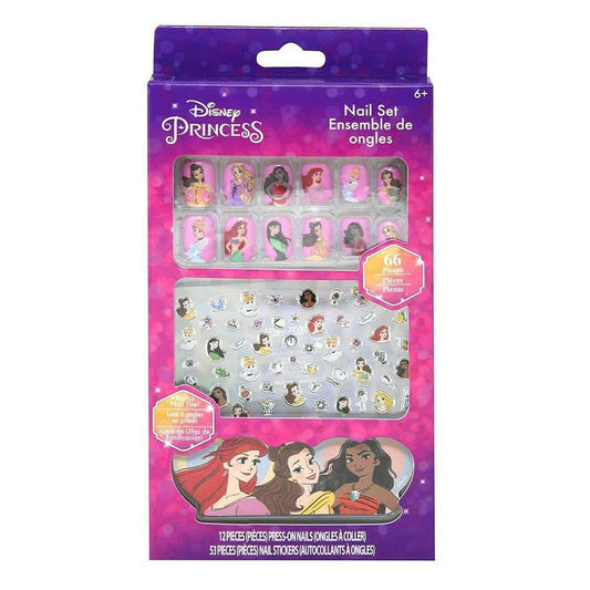 Uñas Falsas Princess Para Niña