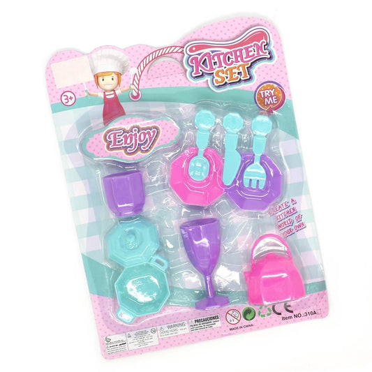 Utensilios de Cocina Para Muñeca Star Toys Set 9 Piezas - Surtido
