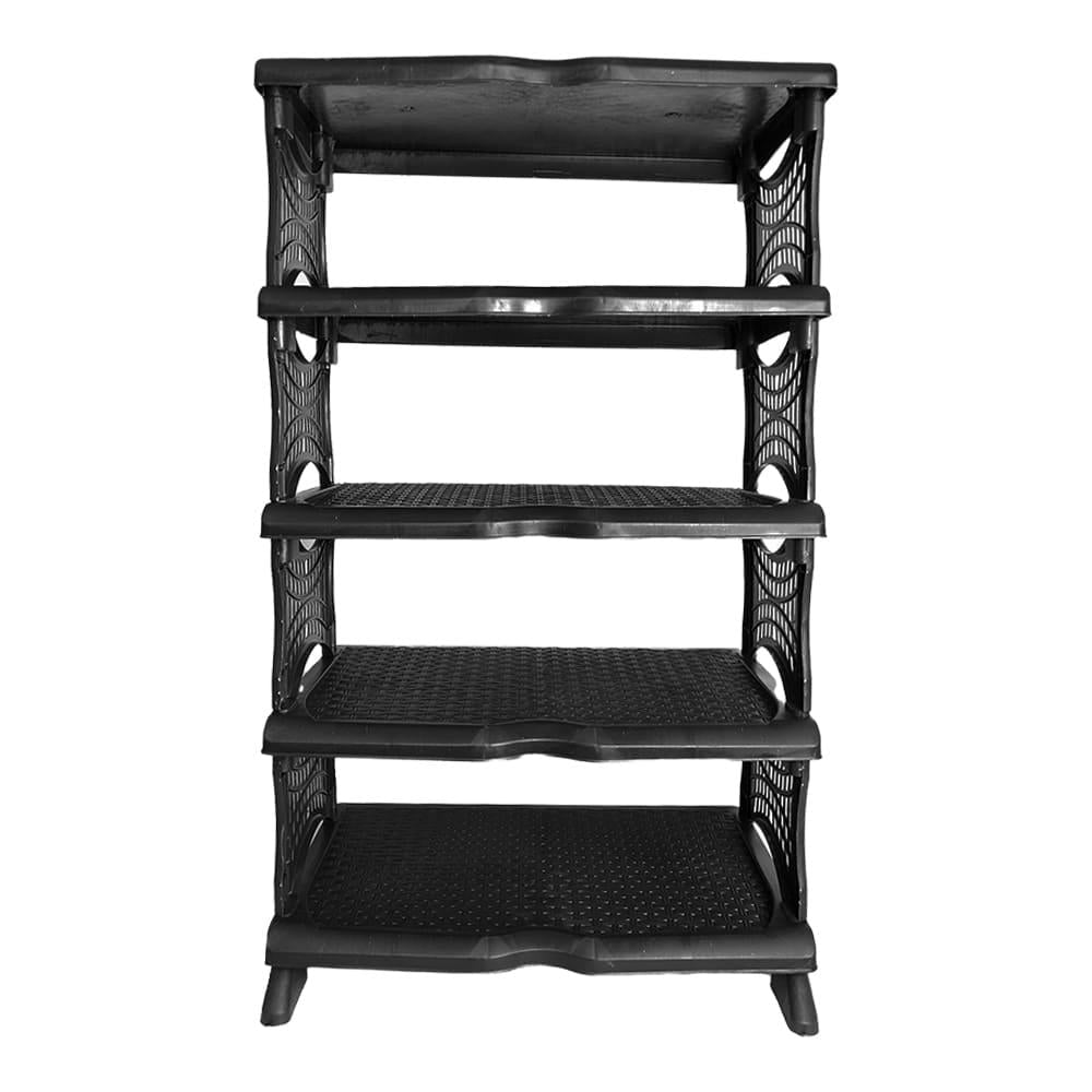 Zapatera Siyah Madella Home and Garden 4 Niveles Black Plástica