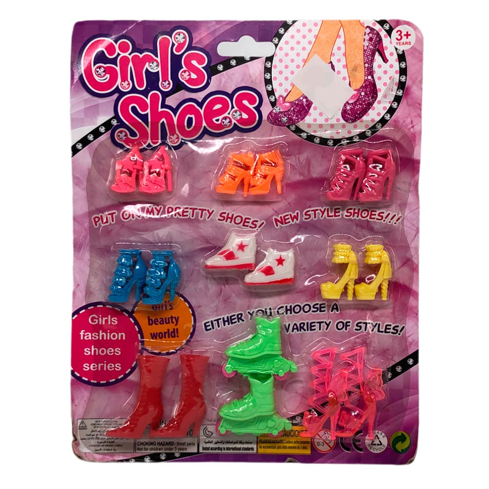 Zapatos Star Toys Para Muñecas 9 Pares
